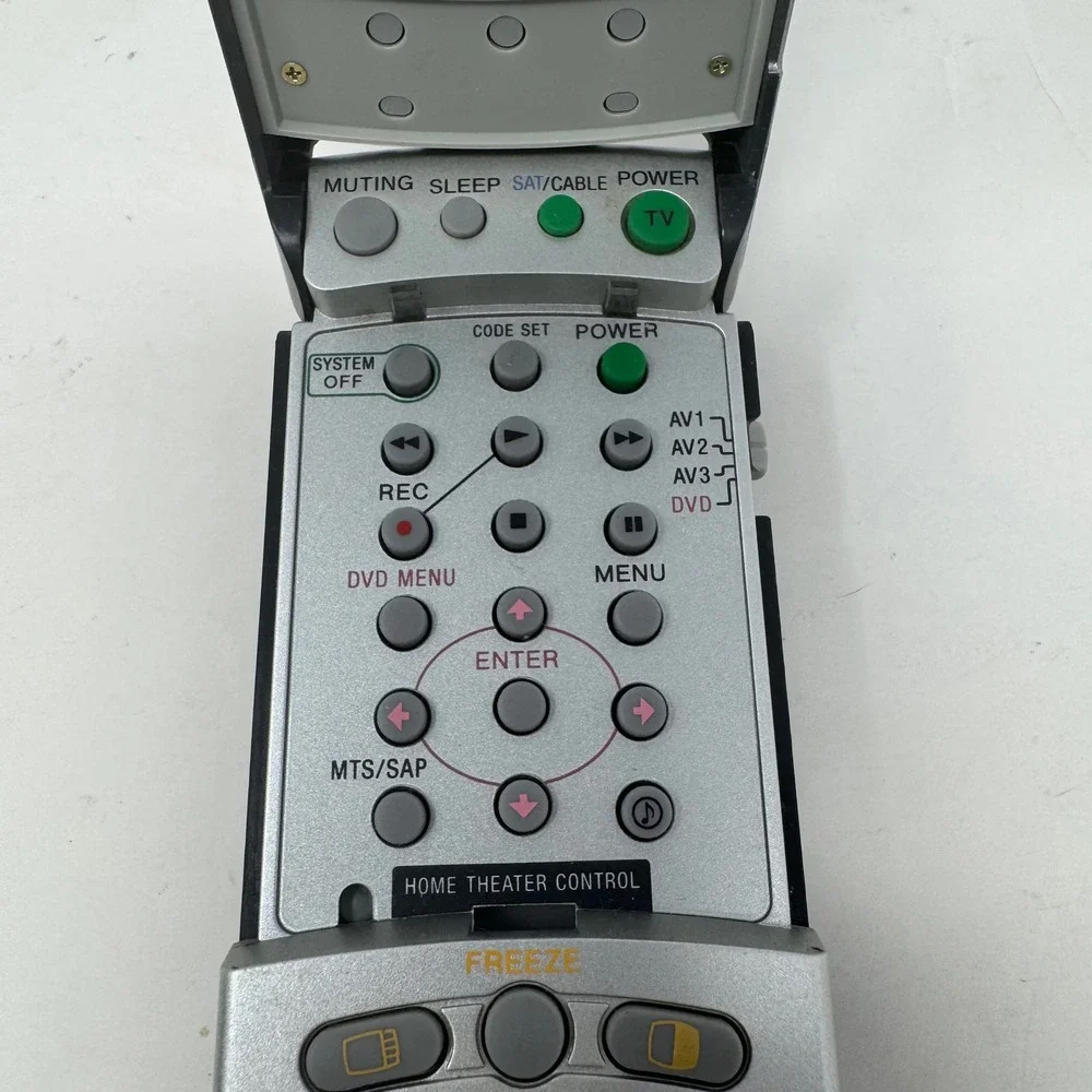 Sony RM-Y909 TV SAT Cable DVD Remote Control Silver Home Theater Controller‎